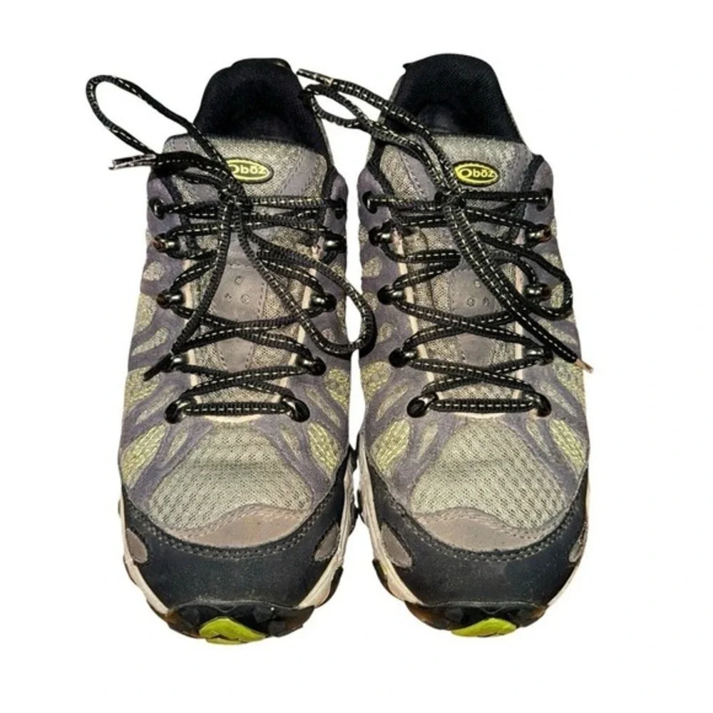 Oboz Sawtooth Hiking Shoes Womens 8.5 Pre-Owned Low Trail Sneakers Gray EG21501
